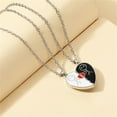 thumbnail image 4 of YYKihy Couple Necklace For Him Her Friend Matching Love Heart Pendants, 4 of 7