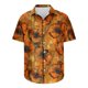 thumbnail image 3 of Camisas de Verano de los Hombres Impresión Floral de Manga Corta Camisa de Solapa de Poliéster, Camisa Casual para Compras de Ocio Y Vacaciones, 3 of 5