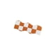 thumbnail image 2 of Pinza de Pelo de Ajedrez Horquilla Pasador Pasador Niñas Estilo - Blanco naranja Soledad Pinzas de cabello, 2 of 7