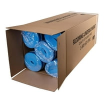 3in1 Vapor Barrier Flooring Underlayment w/Overlap and pre-Attached Tape Strip - Bestlaminate- 2mm - 500sq.ft (Bundle 5 Rolls Each 100 sg.ft.)