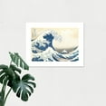 thumbnail image 3 of The Great Wave off Kanagawa Japan Mount Fuji Sea Storm Hokusai Ukiyo-e Print Wall Art Picture Print 12x16 inch, 3 of 5