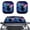 Cosmic Highland Cow, variant on Pzuqiu Windshield Sun Shade with Funny Highland Cow Design, Car Sun Shade for Sedan and Daily Use to Block UV Rays