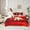 Red White Green, variant on Castle Fairy Teenagers Animal Dog 7-Piece Twin Bedding Sets,Christmas Tree Bedding Comforter Set,Green Red Breathable Sheet Sets,Breathable Home Decor