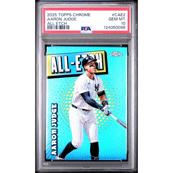 2025 Topps Chrome All Etch Aaron Judge #CAE2 PSA 10 GEM MINT New York Yankees