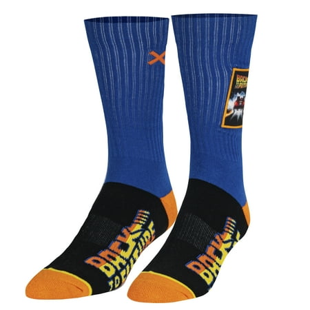 

Odd Sox BTTF Patch Fun Graphic Print Crew Socks for Men & Women Large