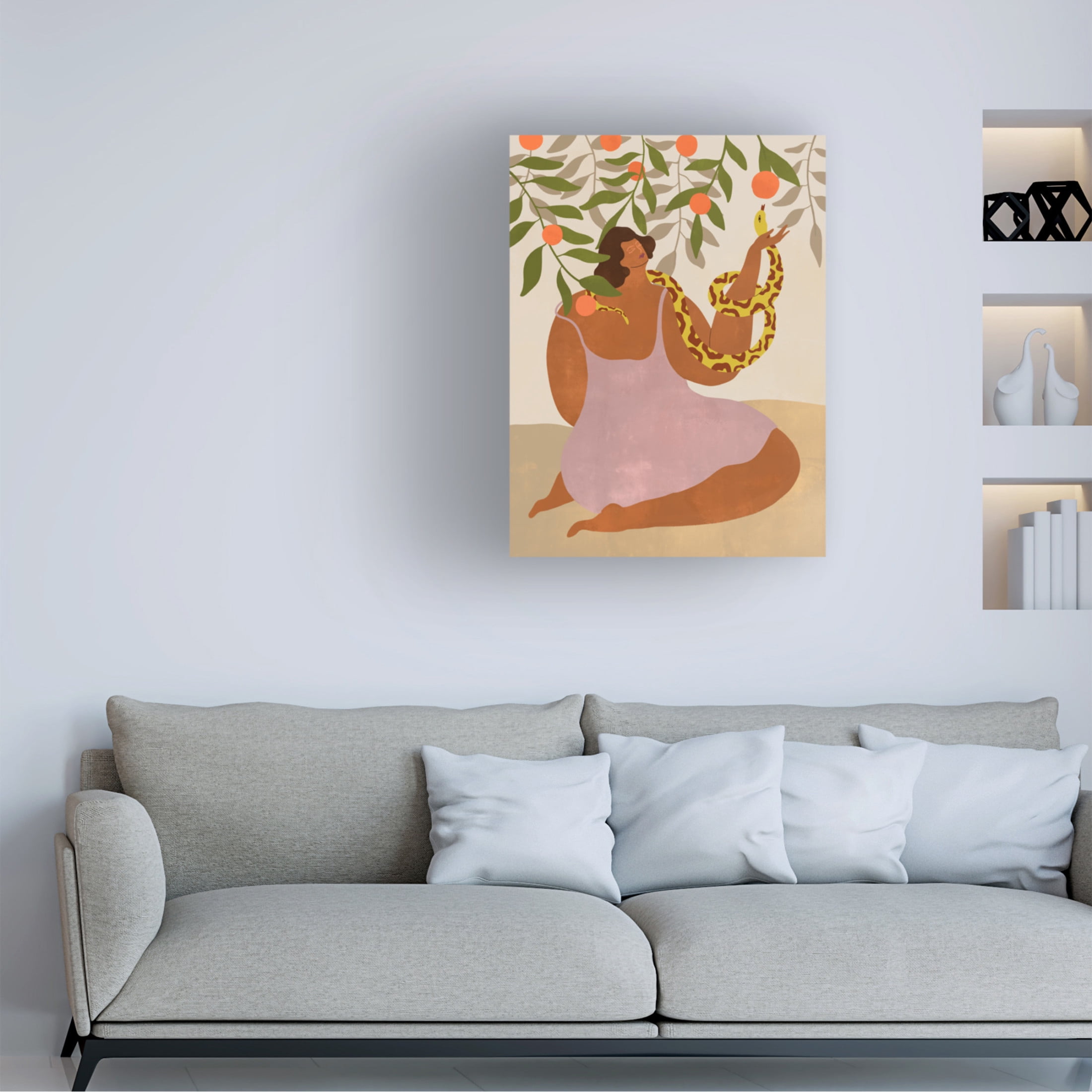 Trademark Fine Art Arty Guava  Smell the Orange Canvas Wall Art
