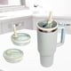 thumbnail image 5 of 2 tapas de repuesto para vaso de 40 oz, abatibles y resistentes a salpicaduras, reutilizables, para taza de coche y taza de 40 oz, 5 of 5