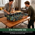 thumbnail image 4 of Costway 37" Mini Foosball Table 2-in-1 Game Table with Detachable Legs for Tabletop, 4 of 9