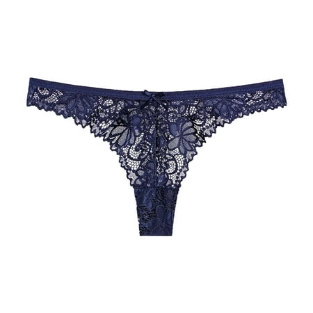 Sehao Cotton Underwear For Women   Panties For Women Low Rise Panty Lightweight Briefs Home Sleep Panties Dark Blue M