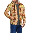 thumbnail image 3 of Zip Up Hoodies for Men - Autumn Gnomes Long Sleeve Comfrt Men'S Fashion Hoodies & Sweatshirts, Jackets for Men Hoodies Pullover Clothing Clothes with Pouch, 3 of 5