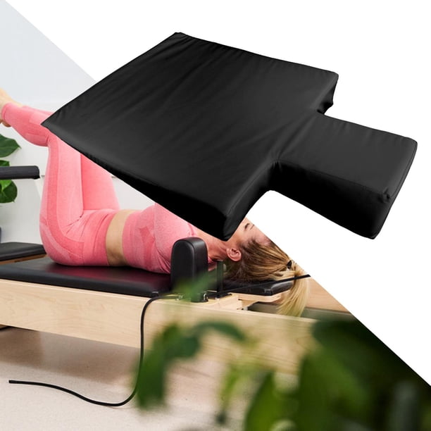 Cuña de Pilates Accesorio Versátil Almohadilla de Ejercicio Tabla Inclinada Cojín de Soporte para Aumentar El Desafío Adecuada para Ejercicios de Suel negro
