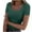 Army Green, variant on Hvyesh Women's Summer Scoop Neck Short Sleeve T-Shirts Ribbed Knit Slim Fitted Casual Tight Top