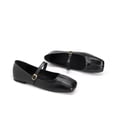 thumbnail image 7 of Domuza Womens Mary Jane Shoes Slip on Dressy Ballerina Flats Shoes for Women 2026 New Comfy Non-Slip Flats for Casual Work Office Black 5（EU-35）, 7 of 7