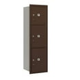 thumbnail image 3 of Salsbury Industries Recessed Private Aluminum 3 Unit 4C Horizontal Parcel Locker, 3 of 4