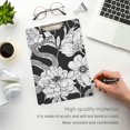 thumbnail image 5 of FMSHPON Snakes Flowers Clipboard Hardboard Wood Nursing Clip Board and Pull for Standard A4 Letter 13x9 inches, 5 of 8