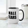 thumbnail image 4 of CafePress - Male Tears Mug Mugs - 15 oz Ceramic Large White Novelty Mug, 4 of 4