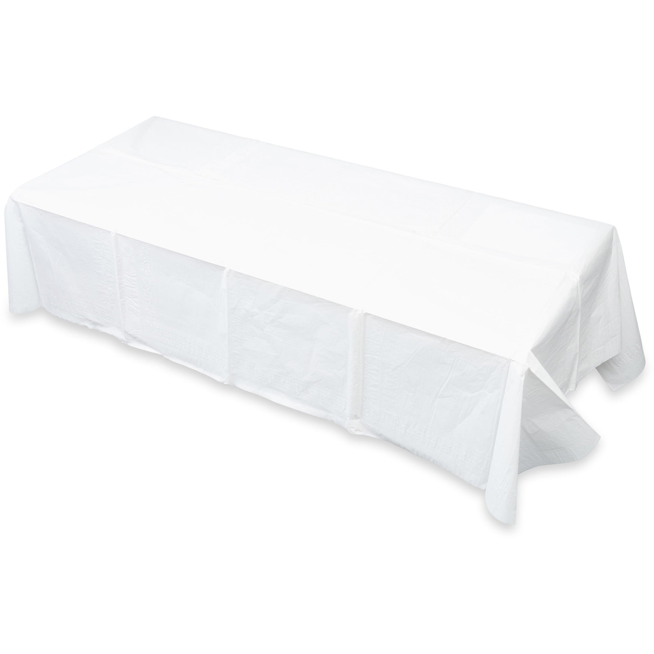 Tatco Embossed Paper Table Cover With Plastic Liner, 20ct