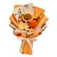 thumbnail image 2 of Ramo de la flor de la flor de crochet regalo de la madre del día de la hija de la hija de la decoración del hogar artificial para la flor de la vierna Tulipán naranja, 2 of 8