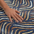 thumbnail image 3 of Addison Rugs Mayfield Premium Machine Washable Transitional Abstract Navy Rectangle Rug, 9' x 12', 3 of 8