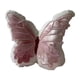 thumbnail image 1 of Almohada de mariposa, cojín decorativo de algodón PP, relleno para sofá, hogar, dormir, regalo de cumpleaños Blanco rosa, 1 of 9