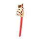 thumbnail image 4 of Caballo de palo inflable para juego de simulación, creativo, portátil, vaquero, accesorios para fotos Rojo, 4 of 9