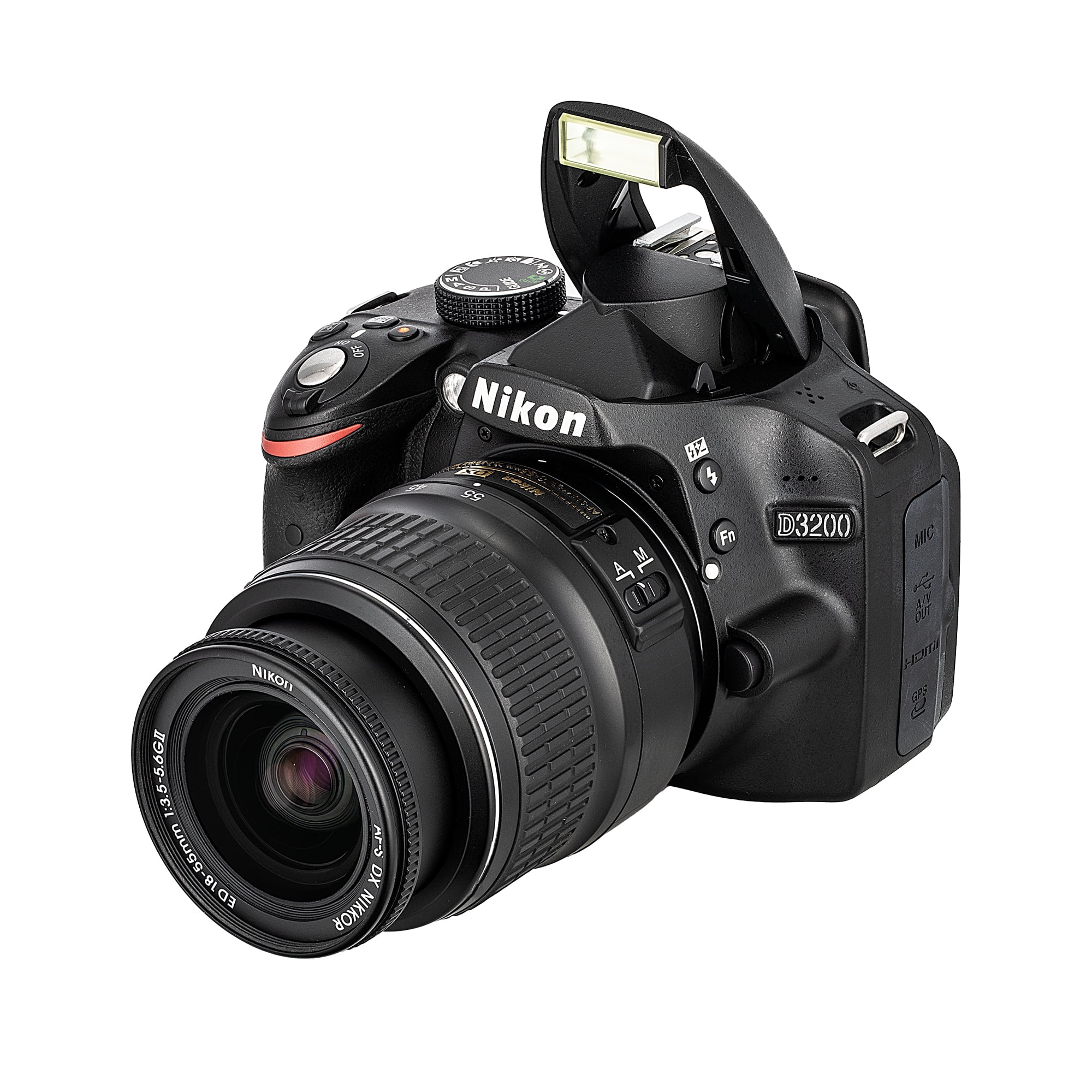 D3200 Nikon 18-55mm Camera Digital SLR AF-S Lens with VR 24.2 MP w