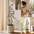 thumbnail image 5 of Vintage Rustics Climbing Vines Trellis, Human Figure Shaped Stainless Steel Climbing Plants Support, Stake Decorative Garden Trellis, for Potted Vines Houseplant Indoor Outdoor Decor, 5 of 6