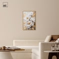 thumbnail image 2 of Art Remedy Elegant Flower Art Canvas, 24" x 36", Gold Frame, Blooming in the Golden Mist, 2 of 7