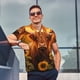 thumbnail image 4 of Fotbe Vintage Sunflower Cow B Camiseta Polo de Golf para Hombre con Estampado – Camisa Deportiva Transpirable con Cuello Abotonado-Medium, 4 of 6