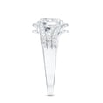 thumbnail image 3 of Rosec Jewels Lab Grown Diamond Engagement Ring Oval - Classic Halo Ring - EF-VS Quality, 10K White Gold, US 9.00, 3 of 8