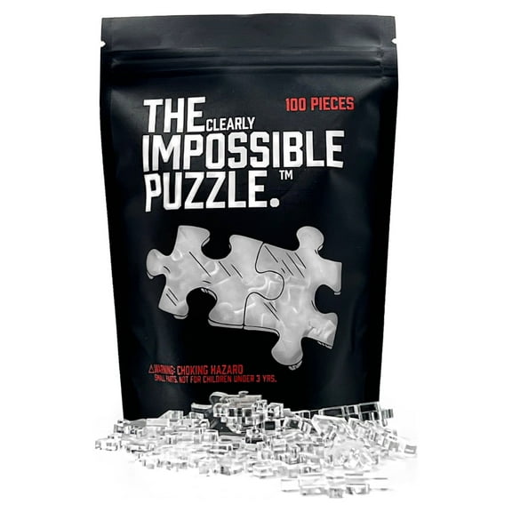The Clearly Impossible Puzzle - 100 Piece - Difficult Puzzle For Adults