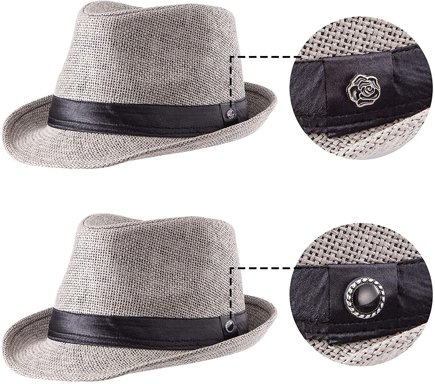 100% Wool Fedora Hat Mens Fedora Hats 