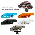 thumbnail image 3 of maskred Support de Liaison Arrière en Alliage d'Aluminium pour Course de Roche Axiale 1/10 90026 Hop-ups AX31020 Upgrade Part RC Part Argent, 3 of 6