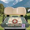 thumbnail image 3 of Uourmeti Geometric Southwest Golf Cart Seat Cover Breathable, Non-slip Golf Cart Seat Covers Fit for Club Cars, 3 of 8