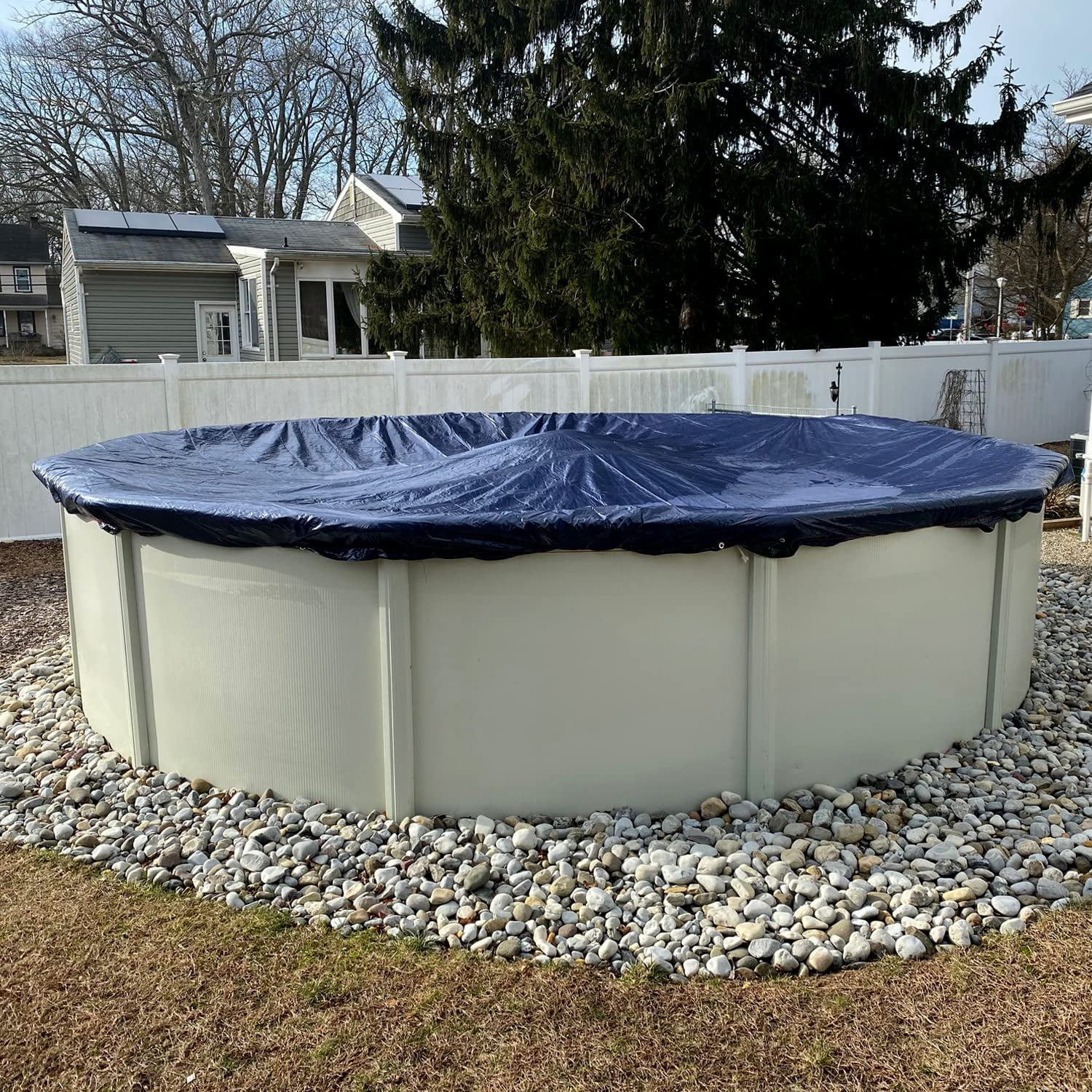 Winter Block Round Winter Pool Coveer for Above-Ground Pool
