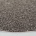 thumbnail image 3 of SAFAVIEH Lasa Tranter Solid Polyester Area Rug, Grey, 6'7" x 6'7" Round, 3 of 8