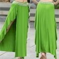 thumbnail image 6 of Women Elegant Belly Dance Full Skirt Lady Ballroom Spilt Long Performance Costume Female Oriental Practice Dress, 6 of 7