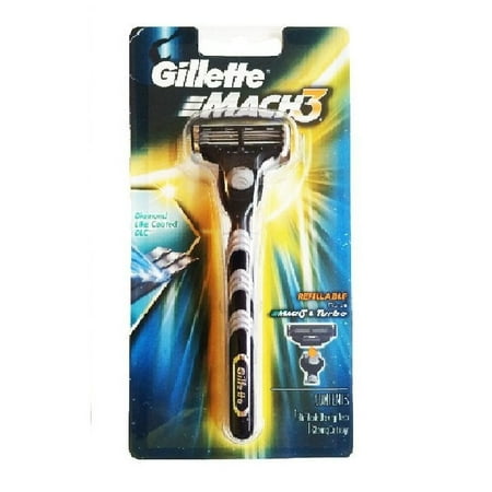 Gillette Mach3 Razor Blade Handle + Cat Line Makeup