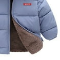 thumbnail image 6 of BULLPIANO Toddler Baby Boys Girls Warm Coat Thick Hooded Winter Jacket Kids Bear Ears Puffer Snowsuit Outerwear, 6 of 8