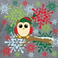 thumbnail image 3 of CafePress - Christmas Owl Women's V Neck Dark T Shirt - Women's V-Neck Dark T-Shirt, 3 of 4