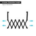 thumbnail image 4 of Door Hanger, Behind Door Hanger, Door Hanging Rack Wall Mount Hanger, Foldable For Garage, Garden, Kitchen, Laundry, Office Door Hanger For Coats 6 Hooks, 4 of 8
