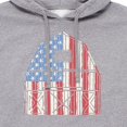 thumbnail image 2 of Instant Message - USA Barn - Men's Pullover Hooded Fleece Sweatshirt, 2 of 6