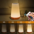 thumbnail image 2 of Luz nocturna LED, lámpara de noche, lámpara nocturna táctil colorida, control remoto, recargable con brillo ajustable, para dormitorio, habitación de niños y sala de estar, 2 of 4