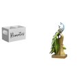 thumbnail image 1 of Organizador de almacenamiento de escritorio,Soporte para control remoto de TV de madera,Organizador remoto con 2 compartimentos,Figura de escritorio,Estante de estatua de pavo real para, 1 of 8