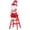 Santa Claus, variant on Halloween Decoration Pumpkin Lantern, Resin Light-Up Figurine for Indoor Outdoor Decoration (5x4.3x8.6 inch) (1pc)
