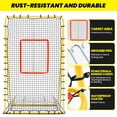 thumbnail image 4 of 7x4FT Volleyball Rebounder Net,Angle Adjustable Volleyball Training Equipment for Hitting,Blocking,Serving,Setting, 4 of 5