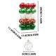 thumbnail image 3 of Bolas Decorativas 30 adornos navideños colgantes con purpurina para árbol, hogar y fiesta, 6 x 6 x 6 cm Yulucky, 3 of 6