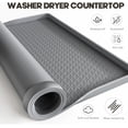 thumbnail image 5 of Washer Dryer Countertop, 51.2" x 25.6" Large Washer and Dryer Covers for The Top, Non-Slip Waterproof Silicone Dryer Top Protector Mat, Washer Dryer Topper for Laundry Room Kitchen Home（Gray）, 5 of 14