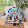 thumbnail image 3 of Melissa & Doug Jet Pilot Interactive Dashboard, Pretend Play Airplane Cockpit with Steering Yoke, Lights, Sounds, Buttons & Switches for Fidget Play,, 3 of 9