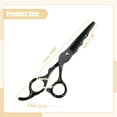 thumbnail image 4 of Tijeras de corte de Cabello Unique Bargains Negras Acero Inoxidable 0.91'x0.67', 4 of 7